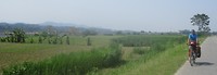 6 oktober - de laatste fietsdag van onze ronde Noord-Vietnam, geen bergen meer