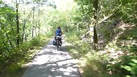 21-8, over een oude spoorweg naar Mortehan