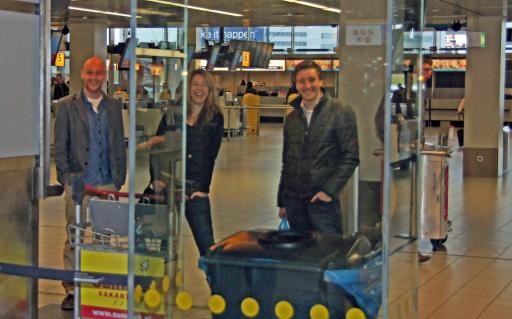 Schiphol na de douane