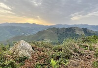 Uitzicht over de Pyreneeën
