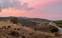 Sunset na vertrek uit Torres’ del Rio