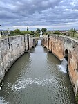 Sluis met plm 5 mtr hoogte/ water verschil