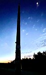 Cruz de Ferro id ochtend toen het nog donker was