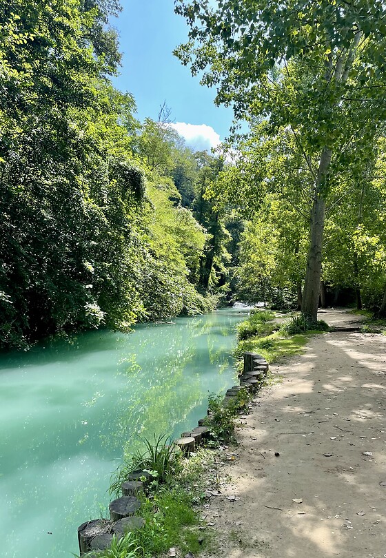 Blue water