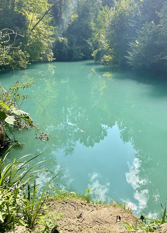 Blue water
