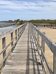 Urunga lagoon footbridge