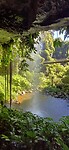 Crystal shower falls
