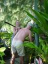 Cook Islands - kokosnoten openmaken