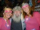 60's party: met de eigenaar van het hostel