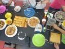 Heerlijke internationale lunch!