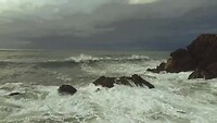 De golven bij San Pedro de Moel