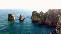 De kliffen bij Ponta da Piedade