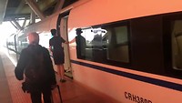 Met de trein...