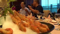 Eten op uitnodiging van de Universiteit in Zhangzhou