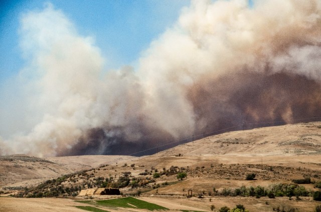 13-09-2015 - Wild fire in Halfway, Oregon