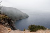 16-09-2015 on a way in Crater Lake NP - zicht op de meer