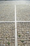 Parkeervak met marmer
