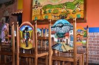 Stoelen Mexicaans restaurant