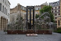 Monument, zilveren boom