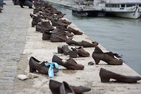 Bronzen schoenen aan de Donau