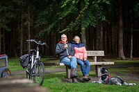 Twee e bikers