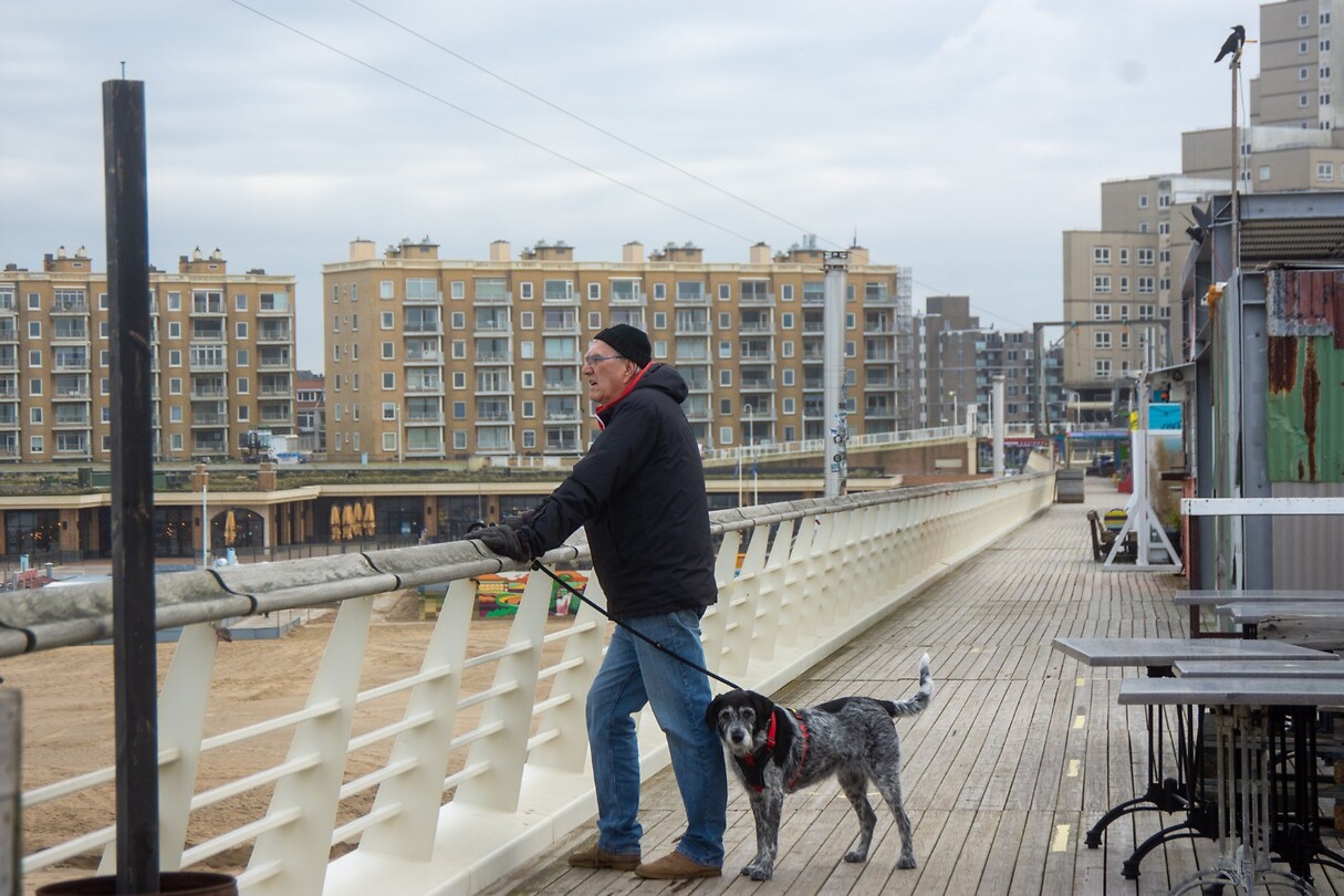 Pier bezoeker