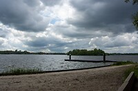 Uitzicht vanuit de camper