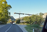 Brug in aanbouw