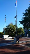 Nederlandse vlag in het Olympic Park