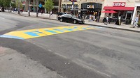 Finish voor de Boston Marathon