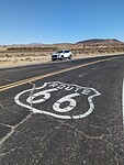 Route 66 op de weg
