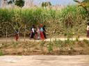 Bye bye, girls at the Maing Thauk orphanage