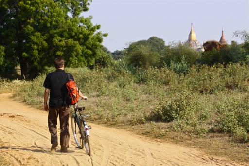 Cycling in Bagan