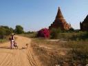 Cycling in Bagan...