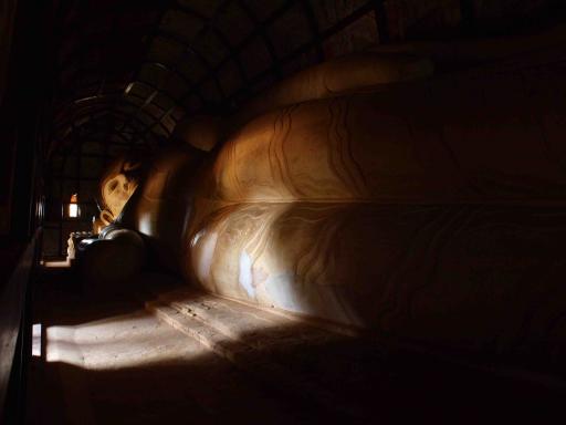 Reclining Buddha - opposite Shesandaw paya