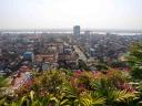 View of Sule Pagoda Yangon from the Sky Bistro