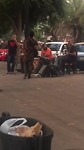 Zomaar een bandje in een park in Santiago