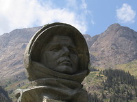 Gagarin in de bergen