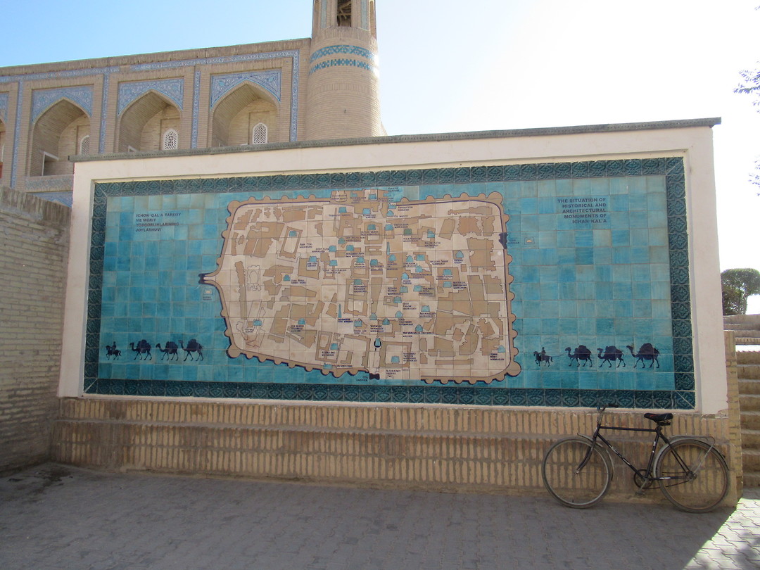 Stadsplan Khiva