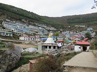 Namche Bazaar op 3440m