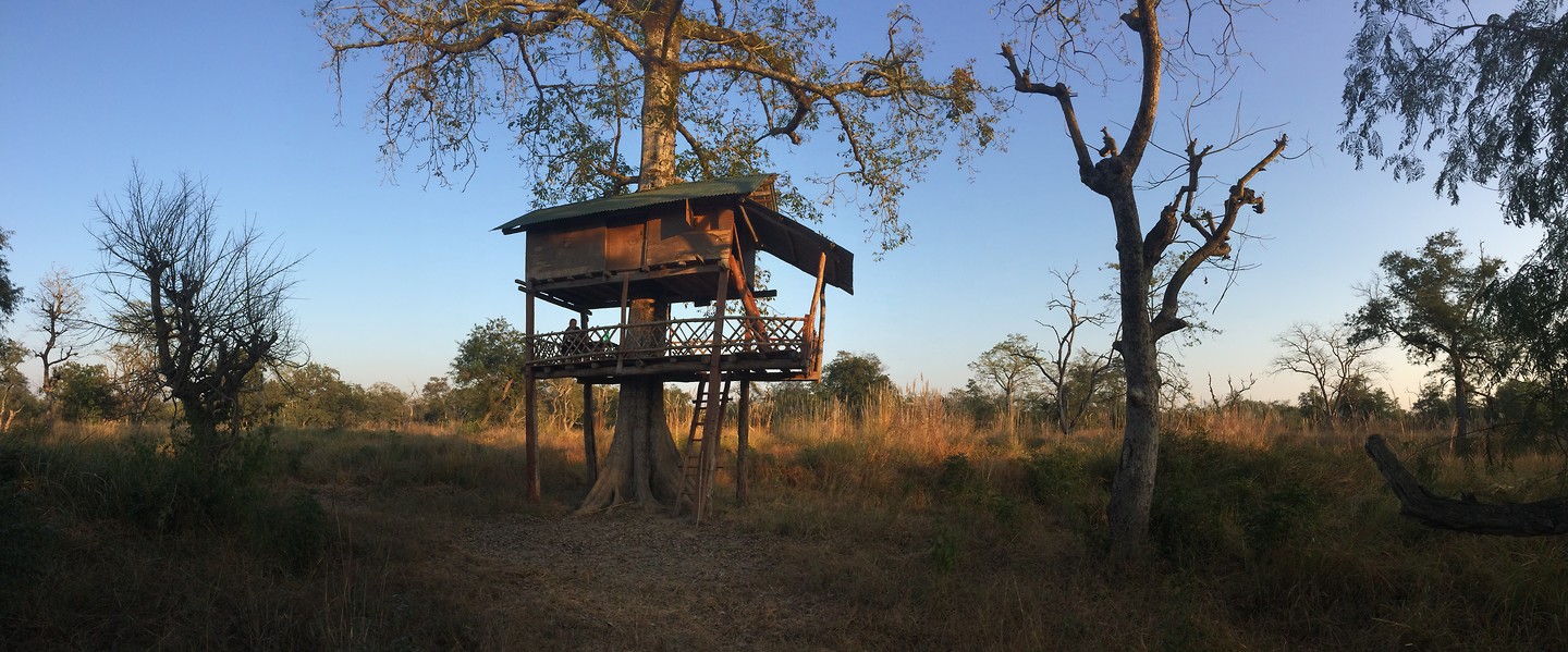 Boomhut op een prachtlocatie