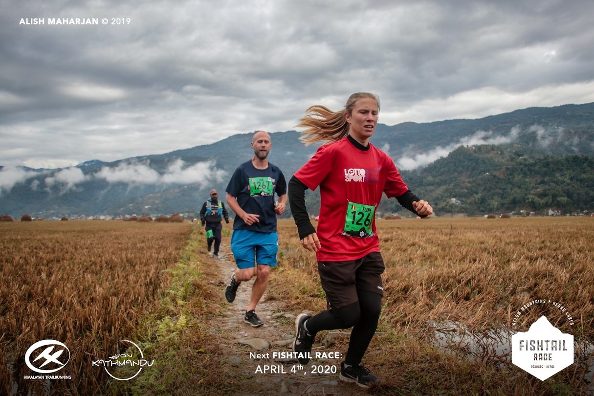 Kilometer één van de fishtailrun