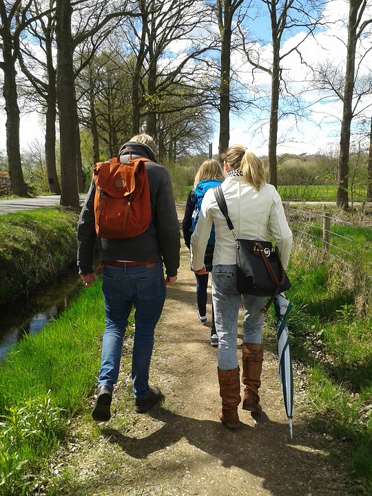 Eerste dag. Samen met de kinderen