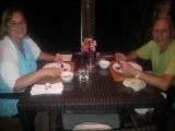Eten bij Secret Garden  in Lovina.eruuug  lekker......
