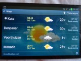 In Manado 4 graden kouder, jippie. Perfect.