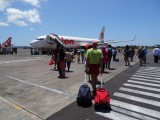 Surabaya 7 Januari, laatste vlucht vandaag naar Manado.