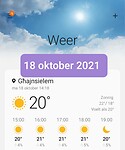Weer 20 geraden, zon en 1 regenbuitje