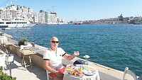 Na de vaartocht op terras limoncello