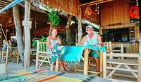Lekker eten op het strand