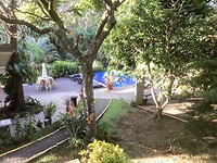 Uitzicht vanaf ons balkon